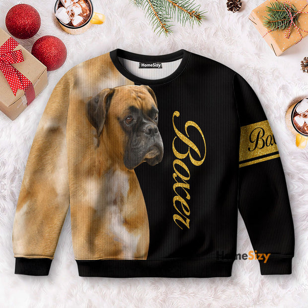 Boxer Half Cool - Christmas Gift For Adults - 3D Ugly Christmas Sweater PN112495