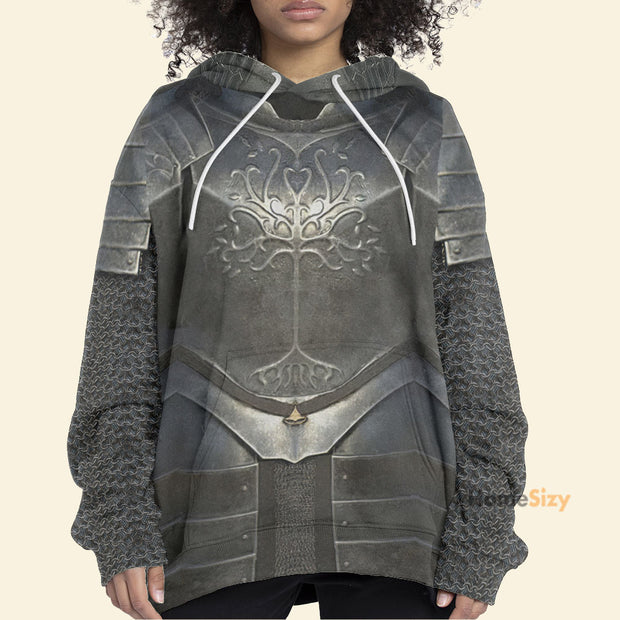 Knight Medieval Armor Zip Hoodie QT206222Tf