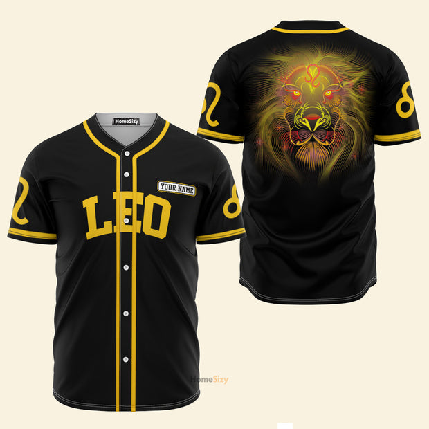 Custom Name Leo Is Wonderful Zodiac - Personalized Baseball Jersey