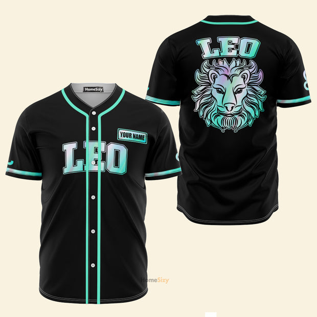 Custom Name Leo Is Mysterious Zodiac - Personalized Baseball Jersey