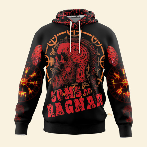 Son of Ragnar - Viking Hoodie 3D - All Over Hoodie 131