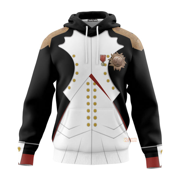 3D Napoleon Bonaparte Ugly Sweater Tshirt Hoodie