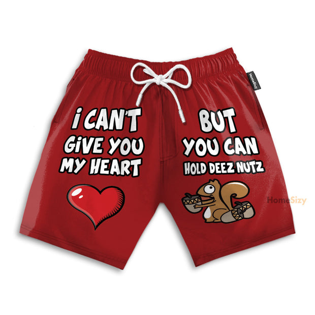 You Can Hold Deez Nuts Squirrel Funny Style - Beach Shorts