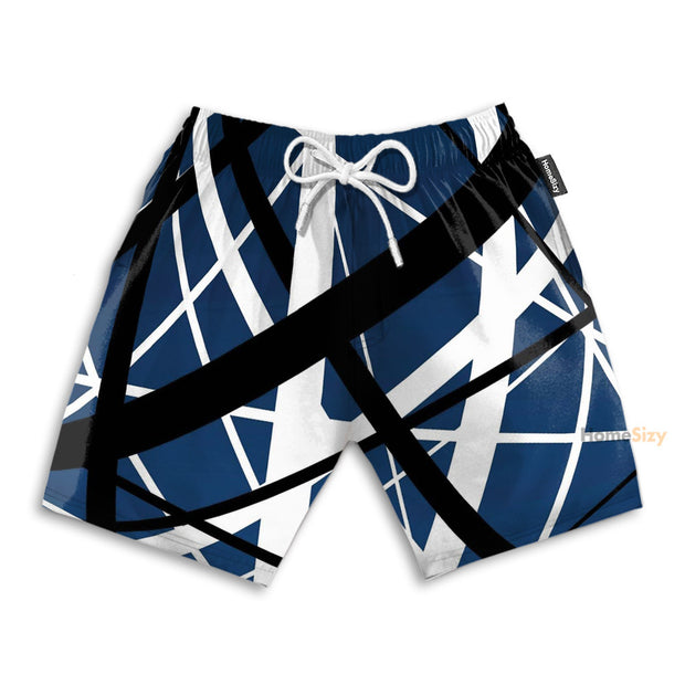 Blue Frankenstrat Strings Cosplay Costume - Beach Shorts