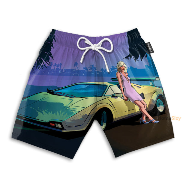 GTA Vice City Stories Funny Cosplay Costume - Beach Shorts