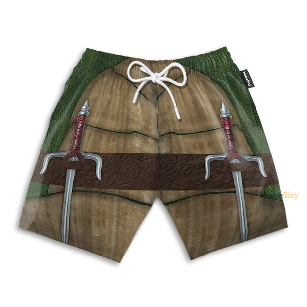 TMNT Raphael Raph Funny Cosplay Costume - Beach Shorts