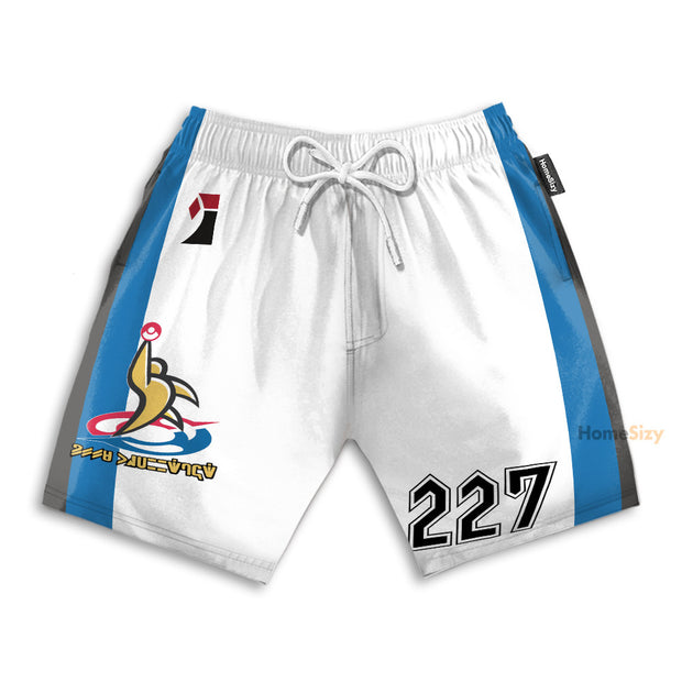PoMo Gloria Gym Challenger Cosplay Costume - Beach Shorts