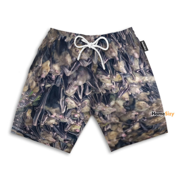 Bats In Caves - Beach Shorts