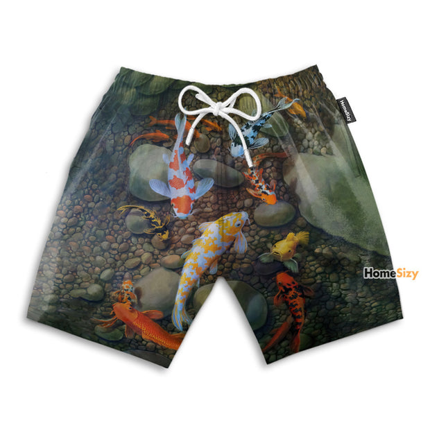 Koi Fish - Beach Shorts