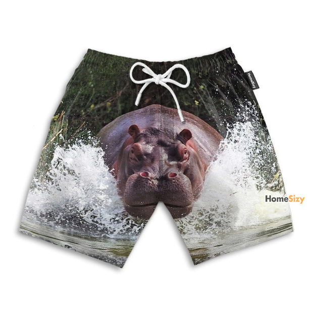 Hippo Funny Style - Beach Shorts