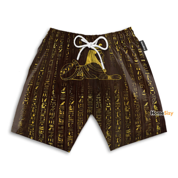 Horus Egyptian God Jesus - Beach Shorts