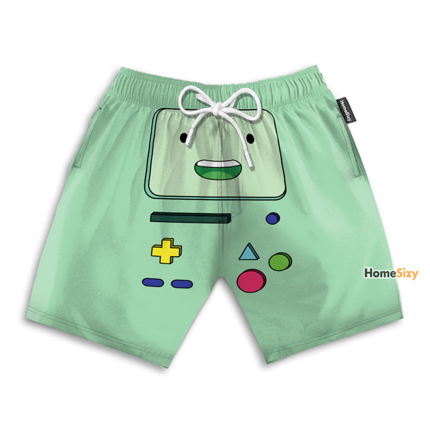 Adventure Time Movie BMO Funny Cosplay Costume - Beach Shorts
