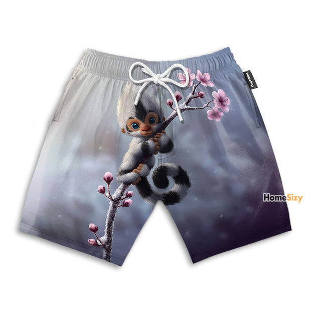 Blossom & Monkey Funny Style - Beach Shorts