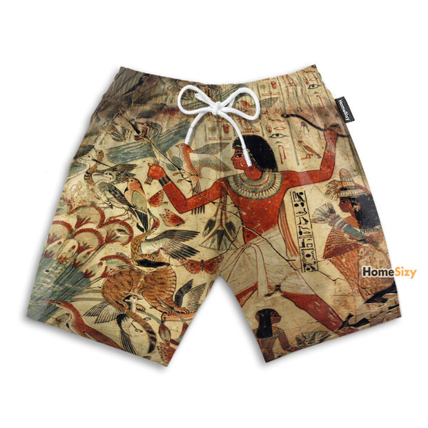 Ancient Egyptian Hunting - Beach Shorts