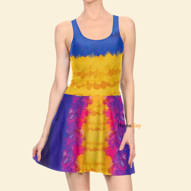 The Exotic Bird Adventure Is Out There Up Cosplay Costume - Skater Dress