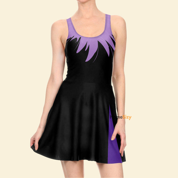 The Evil Sorceress Advisor Cosplay Costume - Skater Dress