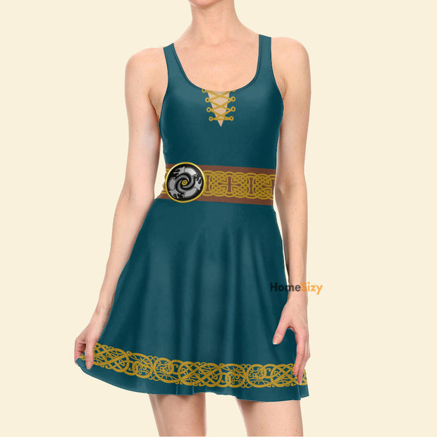 Scottish Princess Cosplay Costume - Skater Dress