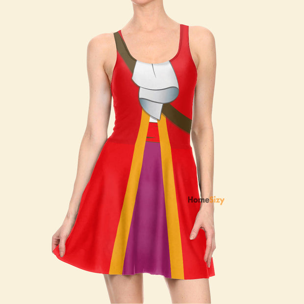 The Captain Black Stache Cosplay Costume - Skater Dress