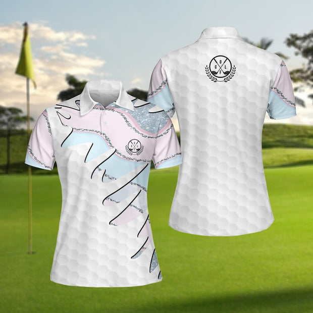Golf No Glitter Baby Blue Golf - Women Polo
