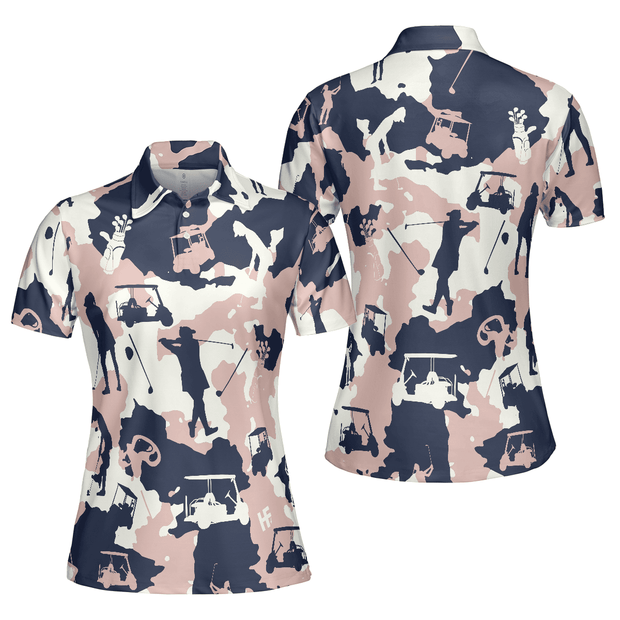Golf Girl Camouflage - Women Polo