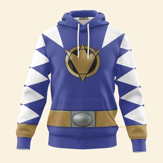 3D Dino Thunder ZKue Power Rangers Cosplay Costume Hoodie