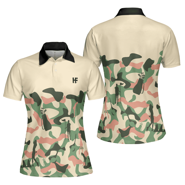 Camouflage Texture Golf Set - Women Polo