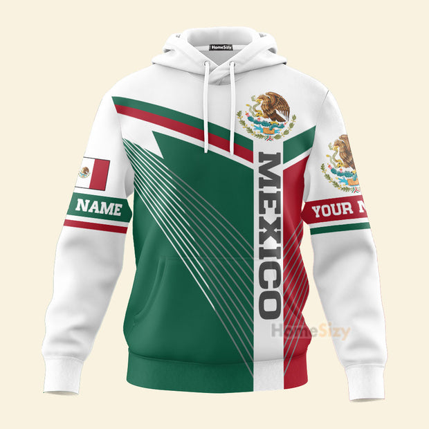 Custom Name Mexican Pattern Personalized Hoodie