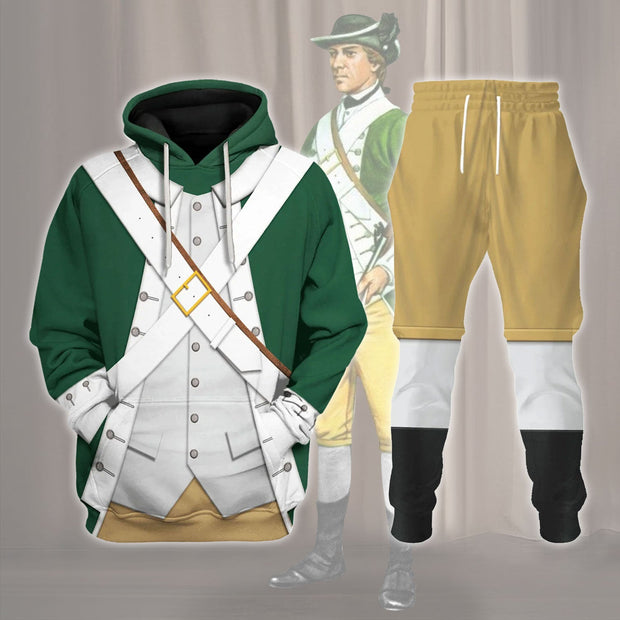 Pirates - Continental Marine Corps 1775 Historical Cosplay Costume - Hoodie Set QT5101501