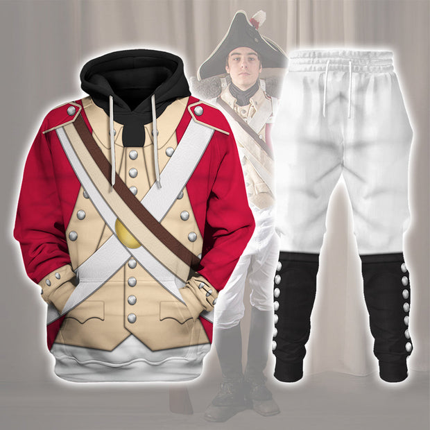 British Marine-Centre Company (1776-1783) Uniform Historical Cosplay Costume - Hoodie Set CSACW014