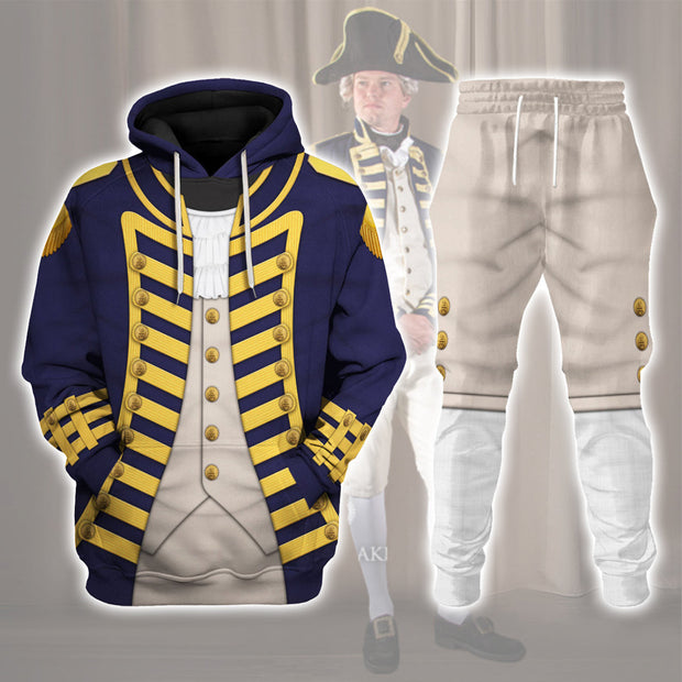 Admiral Collingwood Uniform Historical Cosplay Costume - Hoodie Set