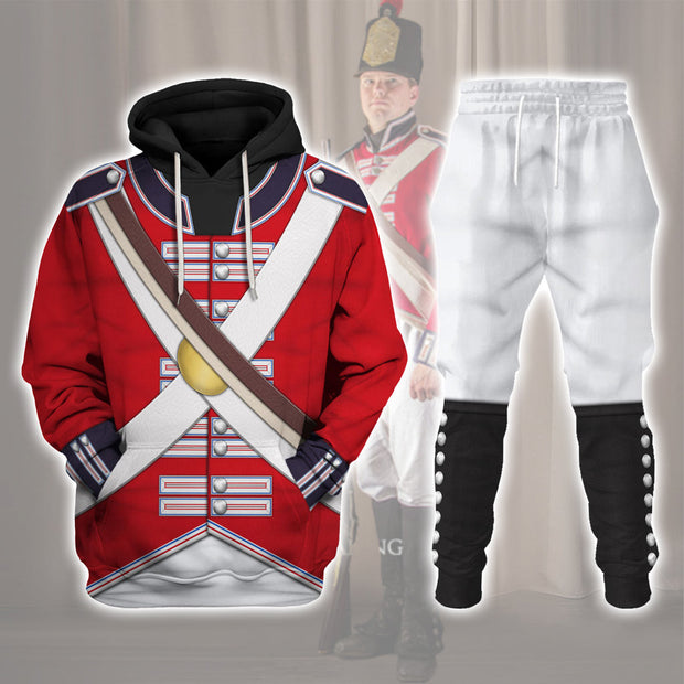 British Line Regiment (1802-1812) Uniform Historical Cosplay Costume - Hoodie Set QT4101902