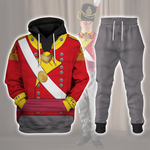 6th Foot (Warwickshire) Officer-Grenadier Company (1812-1815) Uniform Historical Cosplay Costume - Hoodie Set