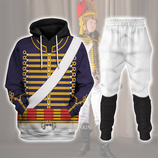 English Hussar-Full Dress (1806-1815) Uniform Historical Cosplay Costume - Hoodie Set