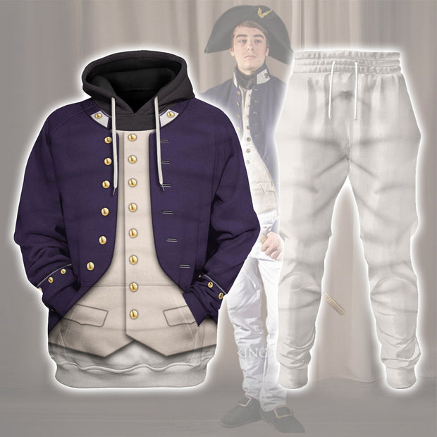 Midshipman-1806 Uniform Historical Cosplay Costume - Hoodie Set