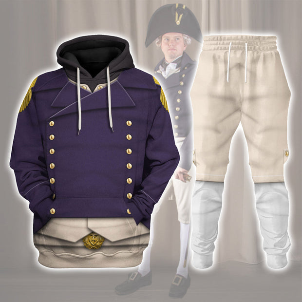Royal Navy Captain-1806 Uniform Historical Cosplay Costume - Hoodie Set CSHBC038
