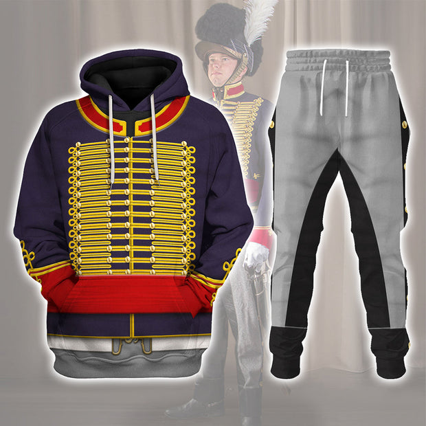 Royal Horse Artillery Uniform Historical Cosplay Costume - Hoodie Set