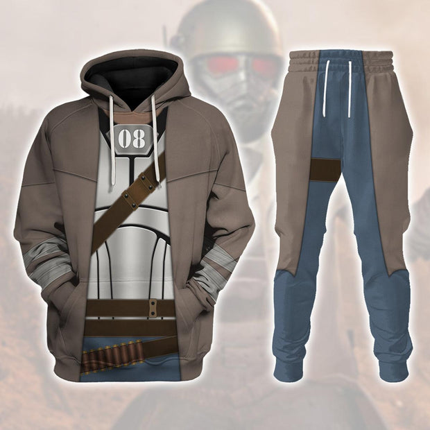 NCR Ranger Combat Armor Fallout Cosplay Costume - Hoodie Set HSQT4249