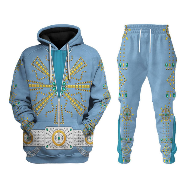 Elvis Tiffany Costume Blue - Hoodie Set CSELV022 HSQT4005
