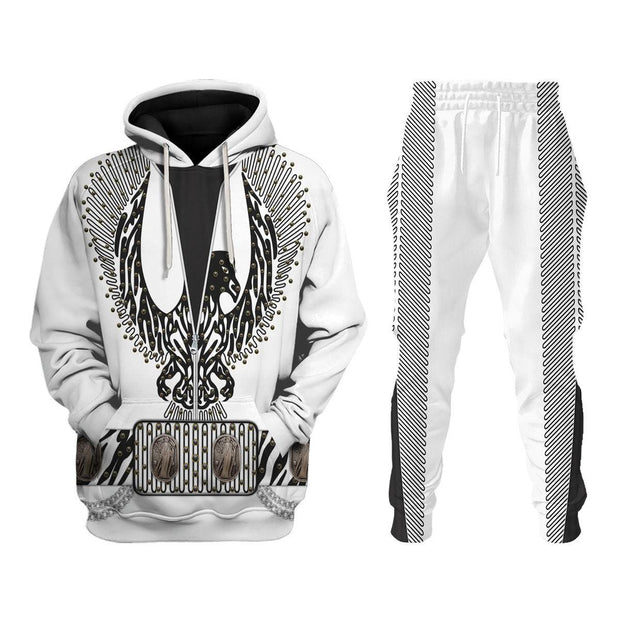 Elvis Black Phoenix Suit Costume - Hoodie Set CSELV034