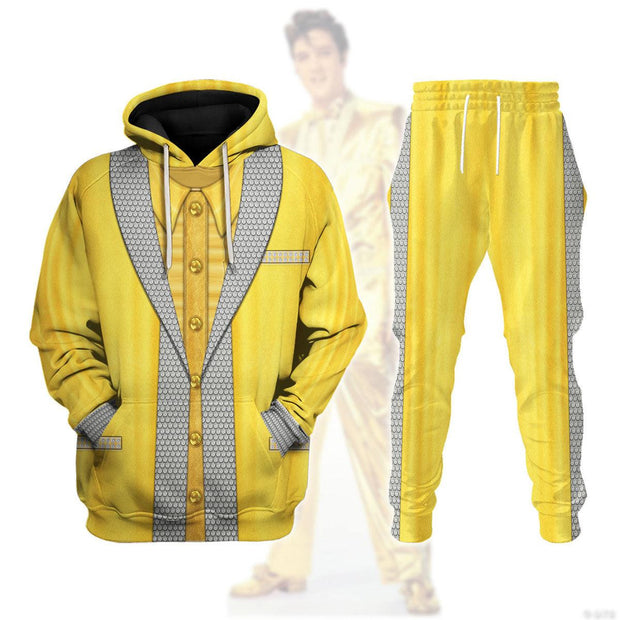 Elvis Presley Gold Lame Costume - Hoodie Set CSELV046 HSQT4016