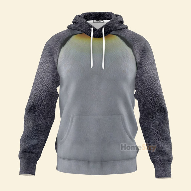 Penguin - 3D Zip Hoodies Tshirt Sweatshirt QT210042