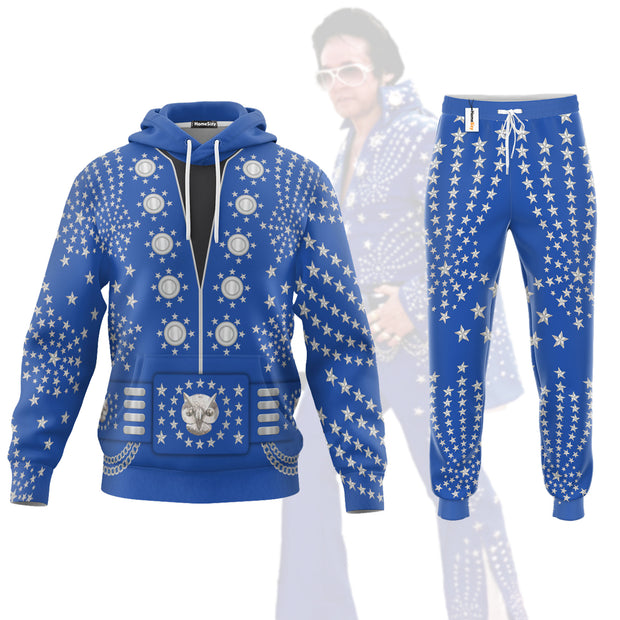 Elvis Owl Blue Costume - Hoodie Set CSELV006