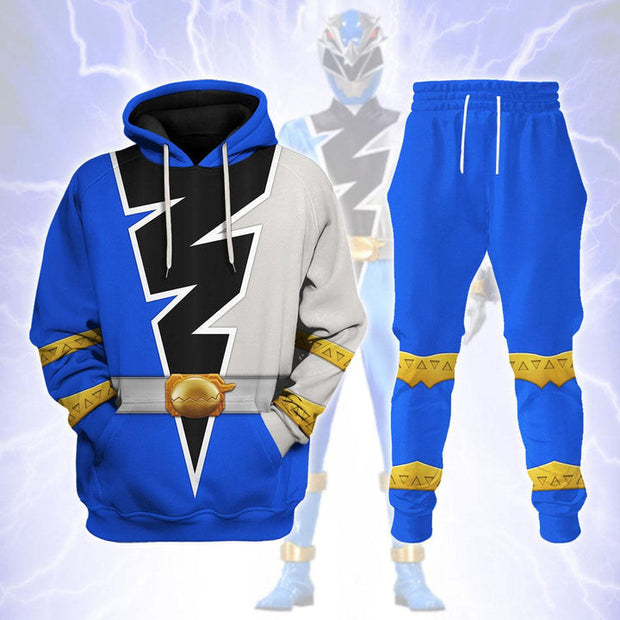 PR Blue Ollie Ranger Dino Fury - Hoodies Sweatshirt T-Shirt Zip Hoodies Sweatpants - PRHS120 QT209154
