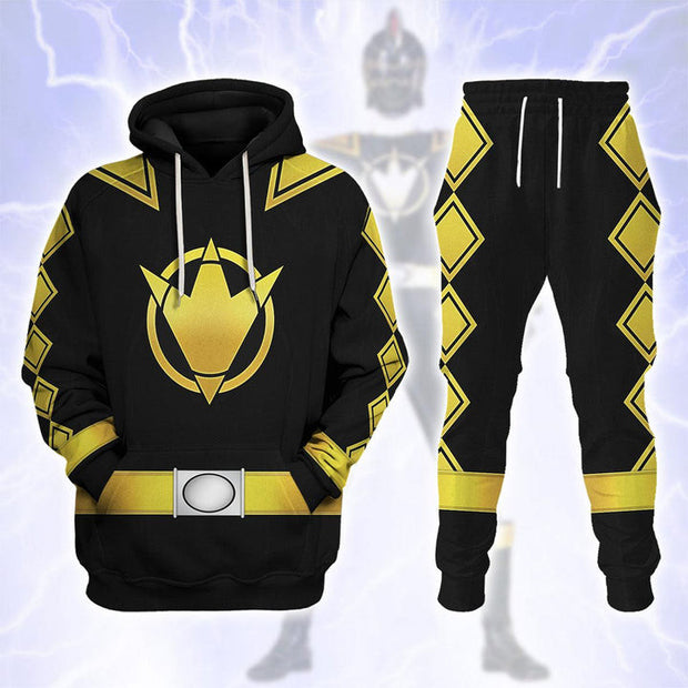 PR Back in Black Ranger Dino Thunder - Hoodies Sweatshirt T-shirt Hawaiian Sweatpants - PRHS81 QT309302