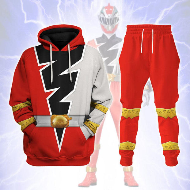 PR Red Zayto Ranger Dino Fury - Hoodies Sweatshirt T-Shirt Zip Hoodies Sweatpants - PRHS119 QT208346