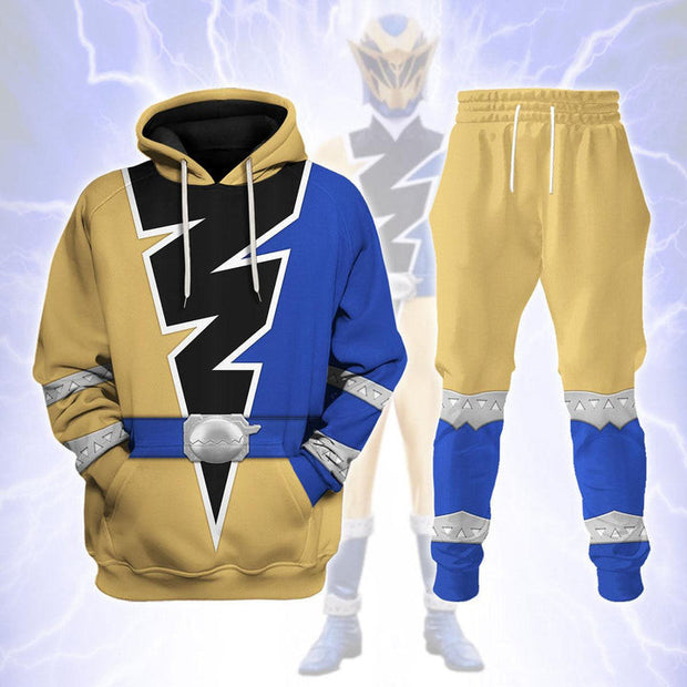 PR Gold Jiro Momotani Ranger Dino Fury - Hoodies Sweatshirt T-Shirt Zip Hoodies Sweatpants - PRHS124 QT210229