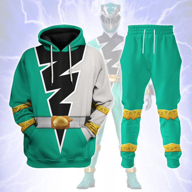 PR Green Izzy Garcia Ranger Dino Fury - Hoodies Sweatshirt T-Shirt Zip Hoodies Sweatpants - PRHS121 QT210379