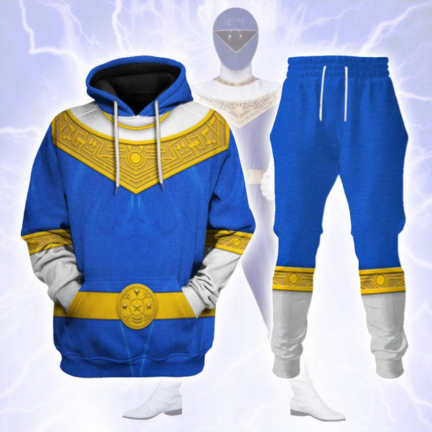PR Blue Power Rangers Zeo - Hoodies Sweatshirt T-shirt Hawaiian Tracksuit - PRHS52 QT308397