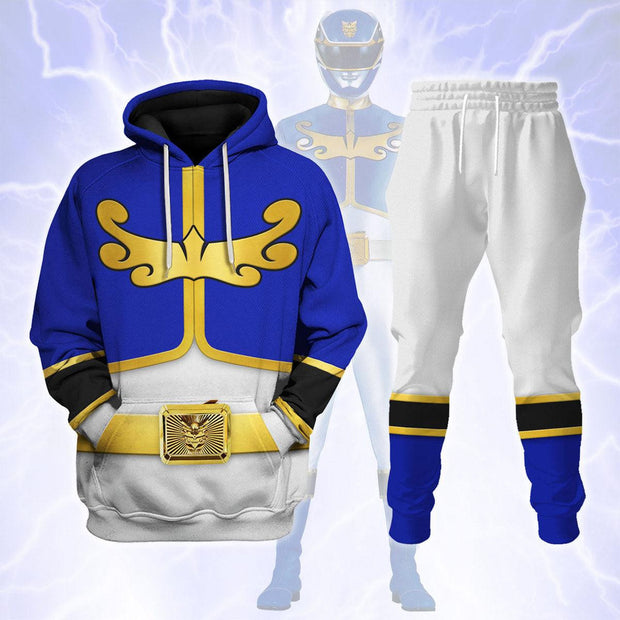 PR Megaforce Blue Ranger - Hoodies Sweatshirt T-shirt Hawaiian Sweatpants - HSQT4267 PRHS19
