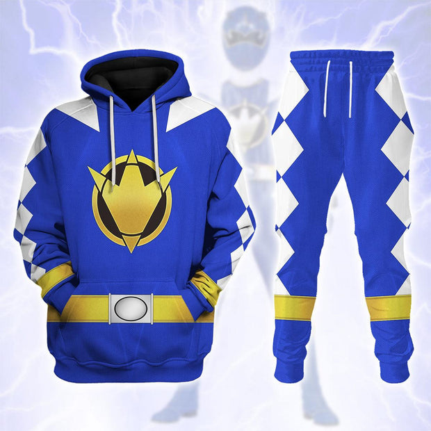 PR Blue Ranger Dino Thunder - Hoodies Sweatshirt T-shirt Hawaiian Sweatpants - HSQT4316 PRHS80